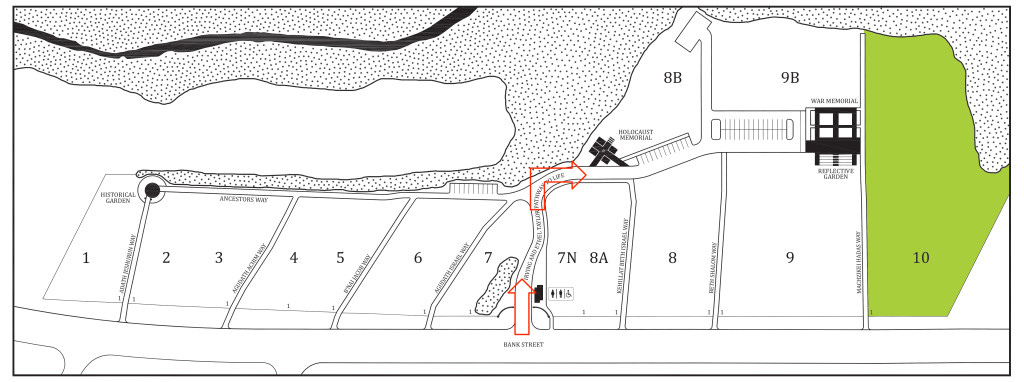 Bank Street Cemetery Map