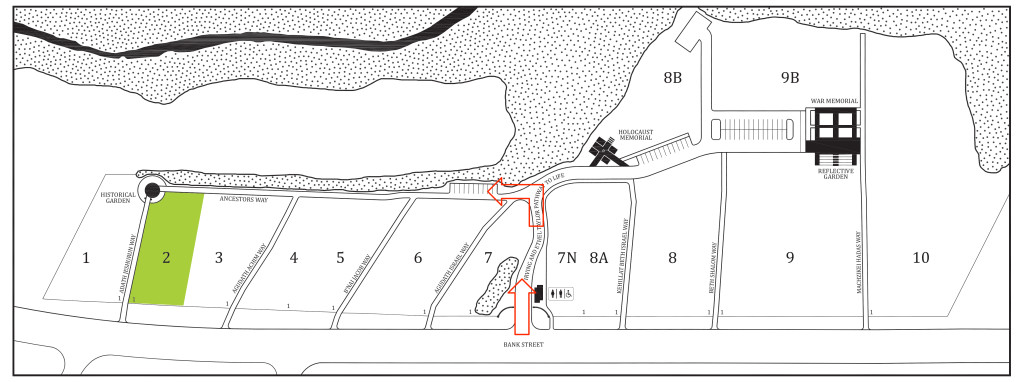 Bank Street Cemetery Map