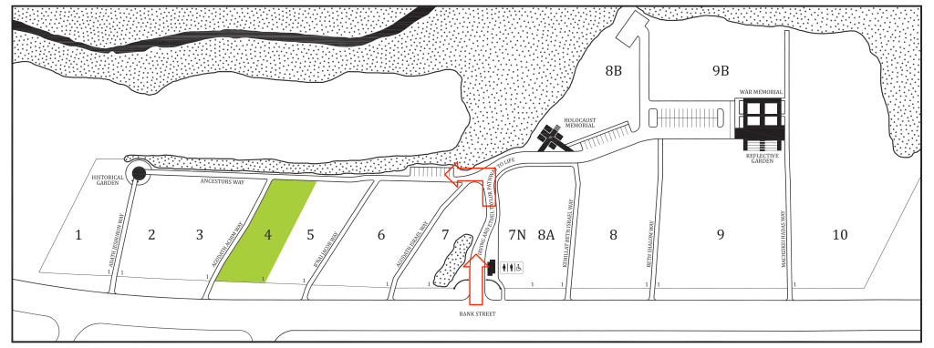 Bank Street Cemetery Map