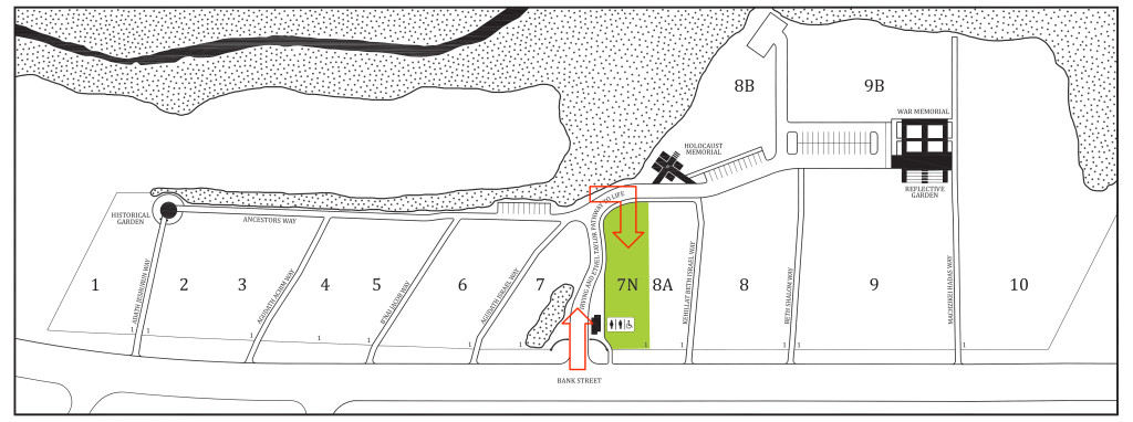 Bank Street Cemetery Map