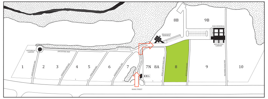 Bank Street Cemetery Map