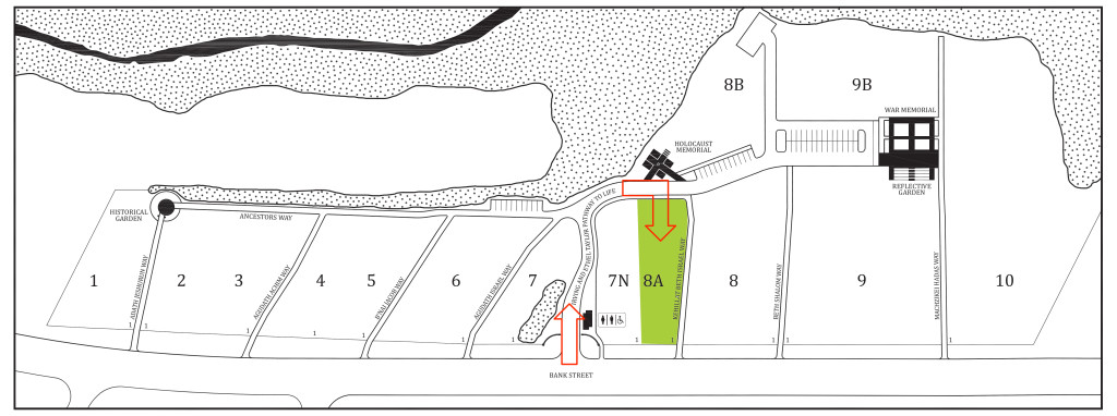 Bank Street Cemetery Map