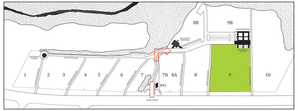 Bank Street Cemetery Map